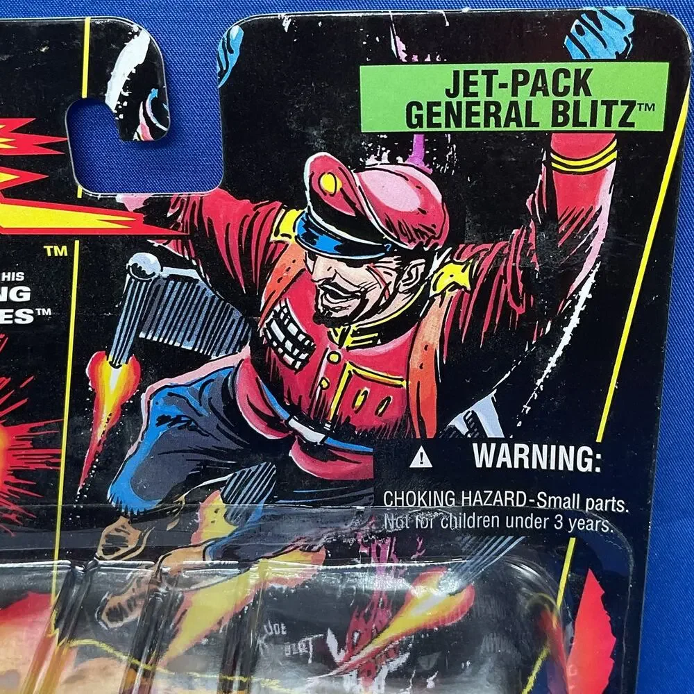 GI JOE 1994 Jet Pack General Blitz New Vintage Moc